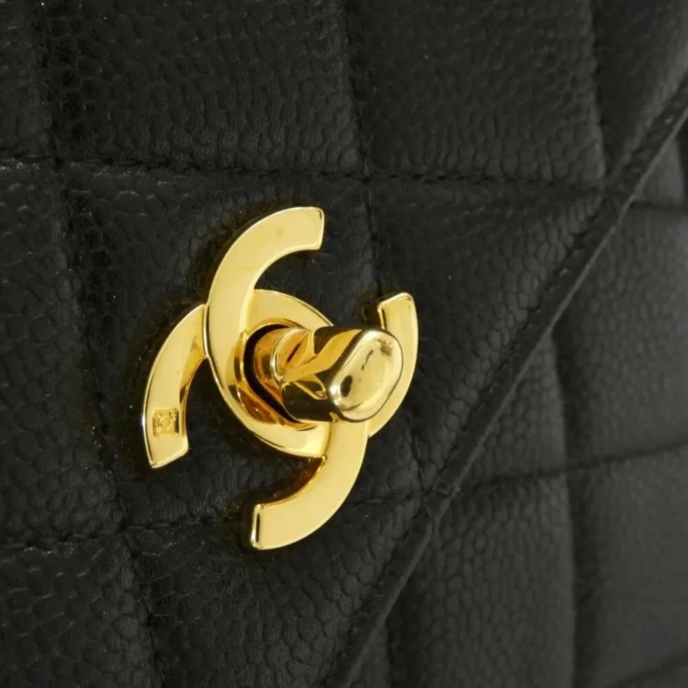 Chanel Grained Calfskin Handbag